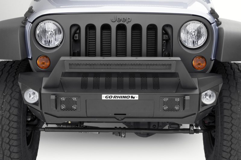 Jeep Wrangler Bumper - Go Rhino - Trailline - Textured Black - `07-`20